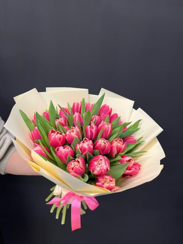 Buchet din 25 lalele - imagine 3